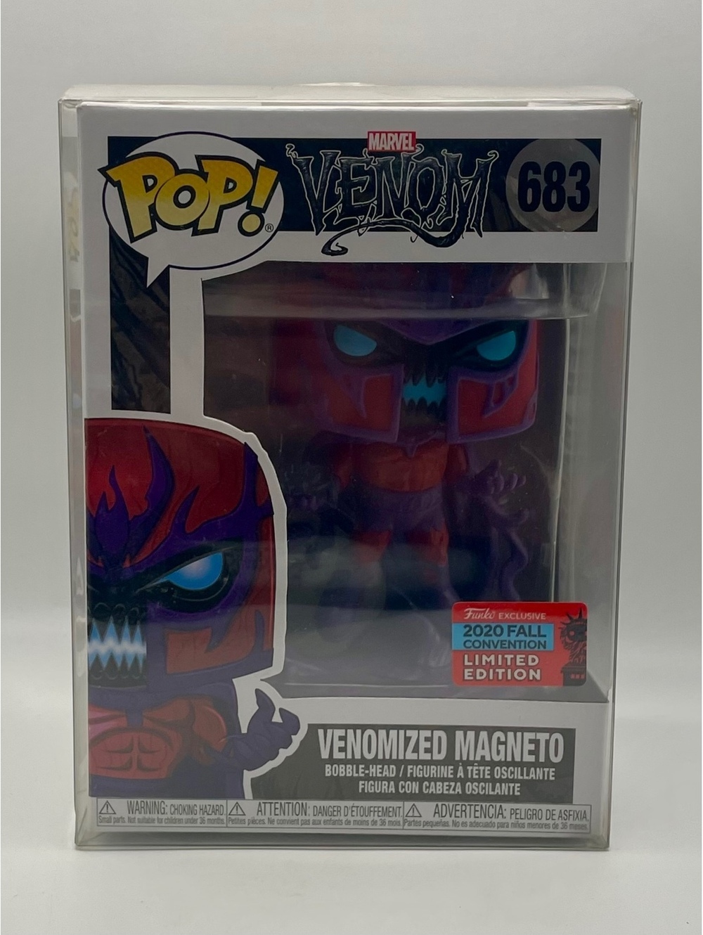 Funko Pop Marvel Venom #683 Venomized Magneto 2020 Fall Convention LTD Edition